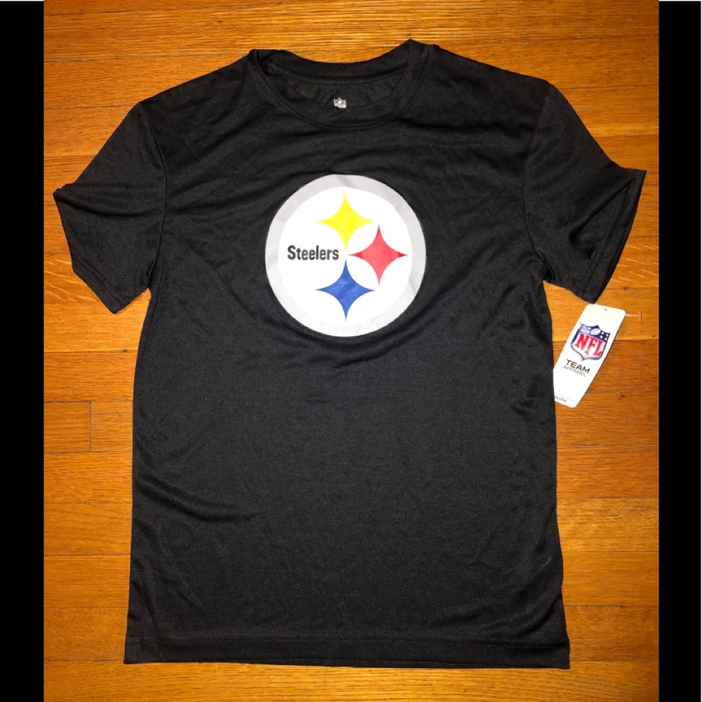 Pittsburgh Steelers Youth Med Dri-fit Type Shirt